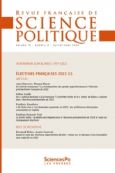 Revue Française de Science Politique T72-4