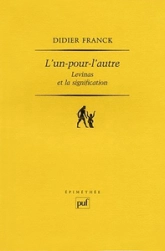 L'un-pour-l'autre. Levinas et la signification