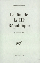 La fin de la IIIᵉ République