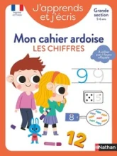 J'apprends et j'écris - Mon cahier ardoise Les chiffres GS