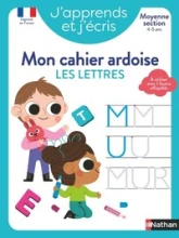 J'apprends et j'écris - Mon cahier ardoise Les lettres MS