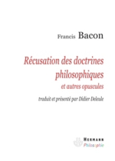 Récusation des doctrines philosophiques