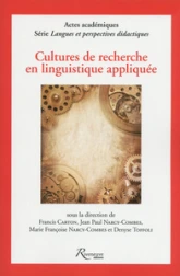 Cultures de recherche en linguistique appliquée