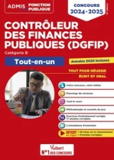 Concours Contrôleur des Finances publiques  - Catégorie B - Tout-en-un: Concours externe 2024-2025 20 tutos offerts