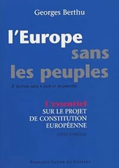 L'Europe sans les peuples