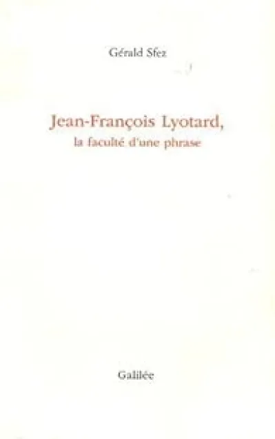 Jean-François Lyotard