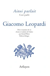 Ainsi parlait Giacomo Leopardi