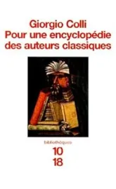 Pour une encyclopédie des auteurs classiques