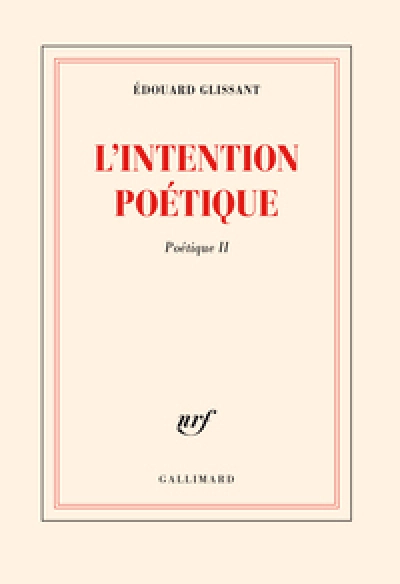 Poétique, II : L'Intention poétique