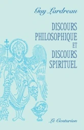 Discours philosophique et discours spirituel