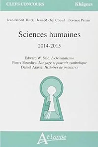 Sciences humaines 2014-2015 - Edward w.Said, L'orientalisme, P.Bourdieu