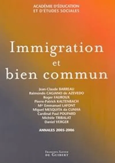 Immigration et bien commun