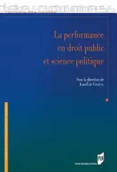 La performance en droit public et science politique