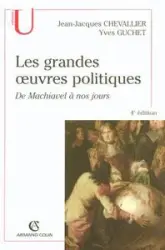 Les grandes oeuvres politiques : De Machiavel à nos jours