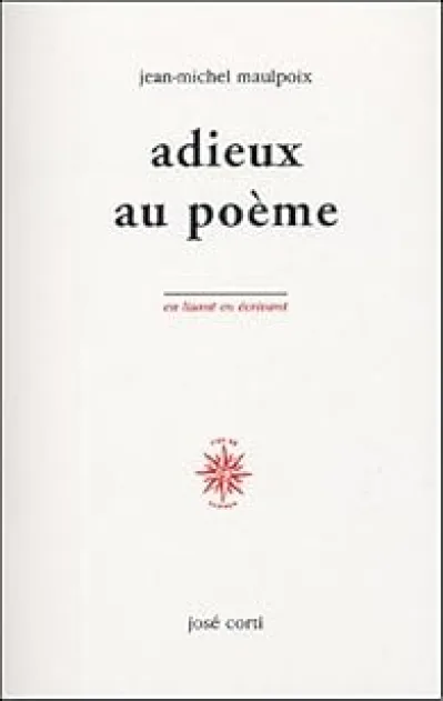 Adieux au poème