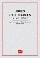 Juges et notables au XIXe siècle