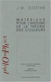 Matériaux pour l'histoire de la théorie des couleurs