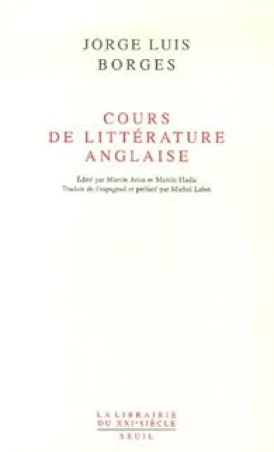 Cours de littérature anglaise