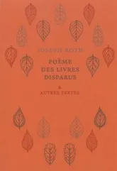 Poème des livres disparus