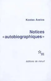 Notices 'autobiographiques