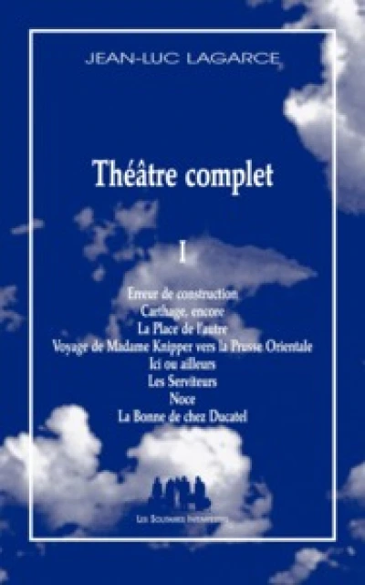 Théâtre complet, tome 1