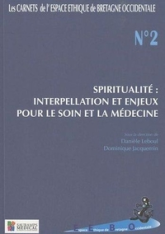 CARNETS ESPACE ETHIQUE SOIN BRETAGNE OCCIDENTALE N2 SPIRITUALITE : INTERPELLATIO