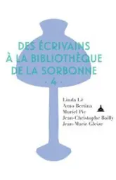 Des écrivains à la bibliothèque de la Sorbonne