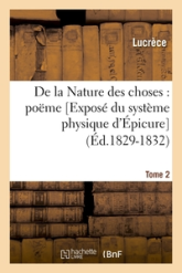 De la Nature, tome II : livres IV-VI