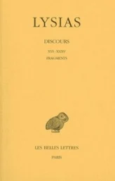 Discours, tome 2, 5e édition. Discours XVI-XXXV - Fragment - Lettres