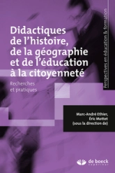 Didactiques de l'histoire, de la géographie et de l'éducation à la citoyenneté