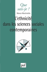 L'ethnicité dans les sciences sociales contemporaines