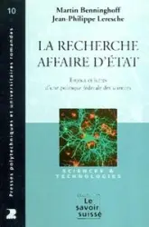 La recherche - Affaire d'Etat