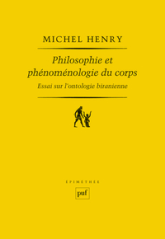 Philosophie et phénoménologie du corps