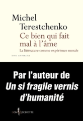 Ce bien qui fait mal à l'âme - La littérature comme expérience morale