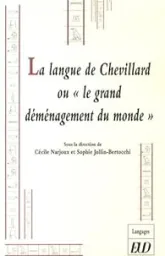 LANGUE D ERIC CHEVILLARD OU LE GRAND DEMENAGEMENT DU MONDE