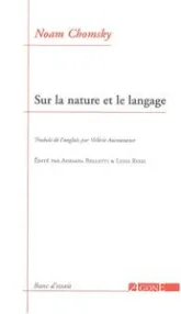 Sur la nature et le langage