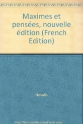 Maximes et pensées