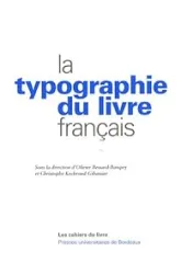 La typographie du livre français