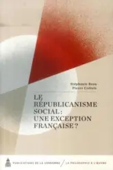 Le républicanisme social : une exception française ?