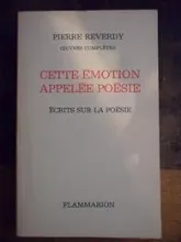 Cette émotion appelée poésie