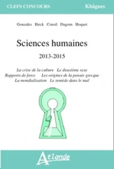 Sciences humaines 2013-2015