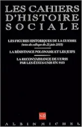 Cahiers d'histoire sociale, numéro 22