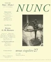 Nunc, n°27 : G. M. Hopkins