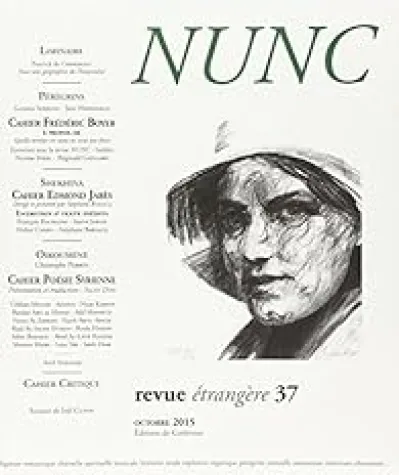 Nunc, n°37 : Dossier Edmond Jabès