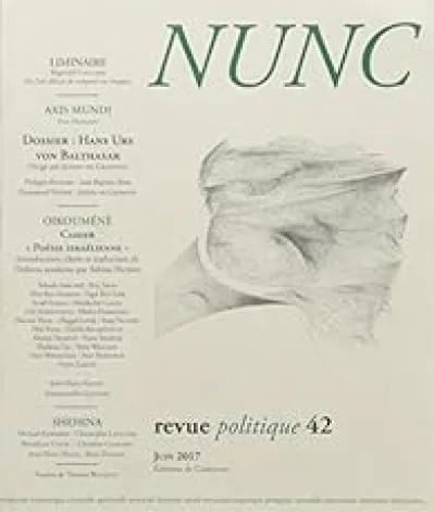 Nunc, n°42 : Dossier Hans Urs von Balthasar