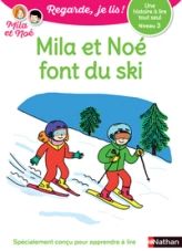 Noé et Mila : Mila et Noé font du ski