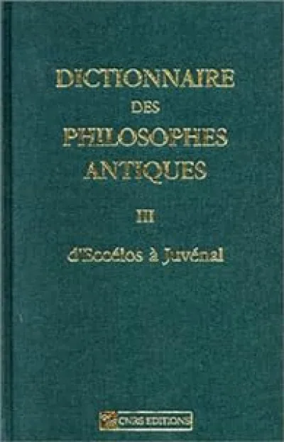 Dictionnaire des philosophes antiques