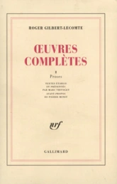 Oeuvre complètes, tome 1