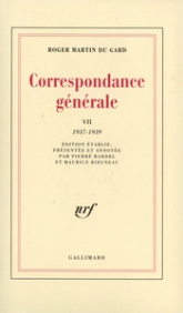 Correspondance générale, tome 7 : 1937-1939