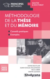 Méhodologie de la thèse et du mémoire